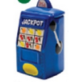 Slot Machine 3 Specialty Keeper Bank - (3"x2.5"x5.75")
